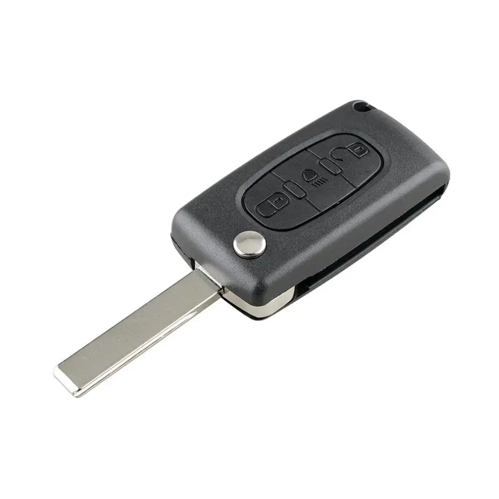 Flip Key Shell Case for Peugeot 207 307 308 407 Citroen C2 C3 additional angle