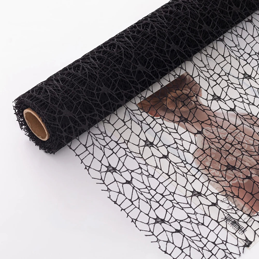 1 Roll Korean Style Jacquard Net Ribbon | Flower Bouquet Packaging DIY Material additional angle