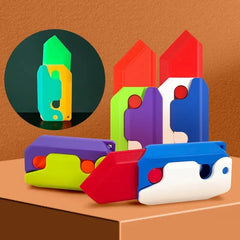 Gravity 3D Printing Decompression Toy | Carrot Knife Stress Relief for Kids and Adult alternate view