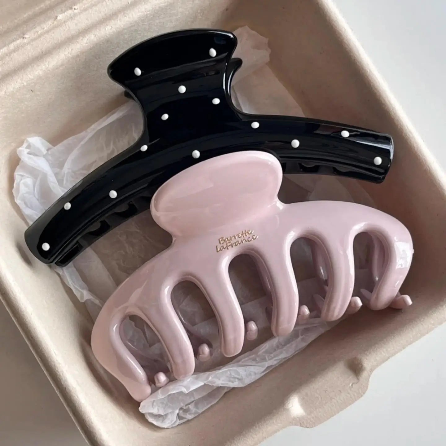 Large Acrylic Shark Hair Clip Korean Style