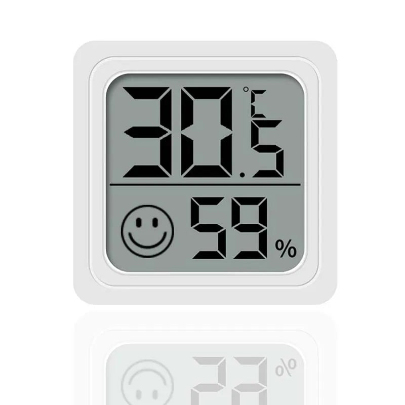 Mini Indoor Thermometer | LCD Digital Temperature and Humidity Room Monitor lifestyle view