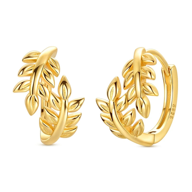 Colorful 925 Sterling Silver Hoop Earrings for Women | Classic Circle Earrings