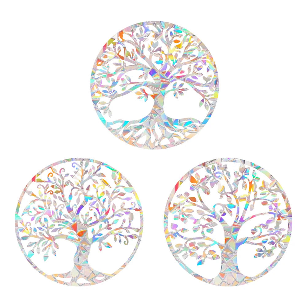 Rainbow Reflective Sticker | PVC Waterproof Window Decal additional angle