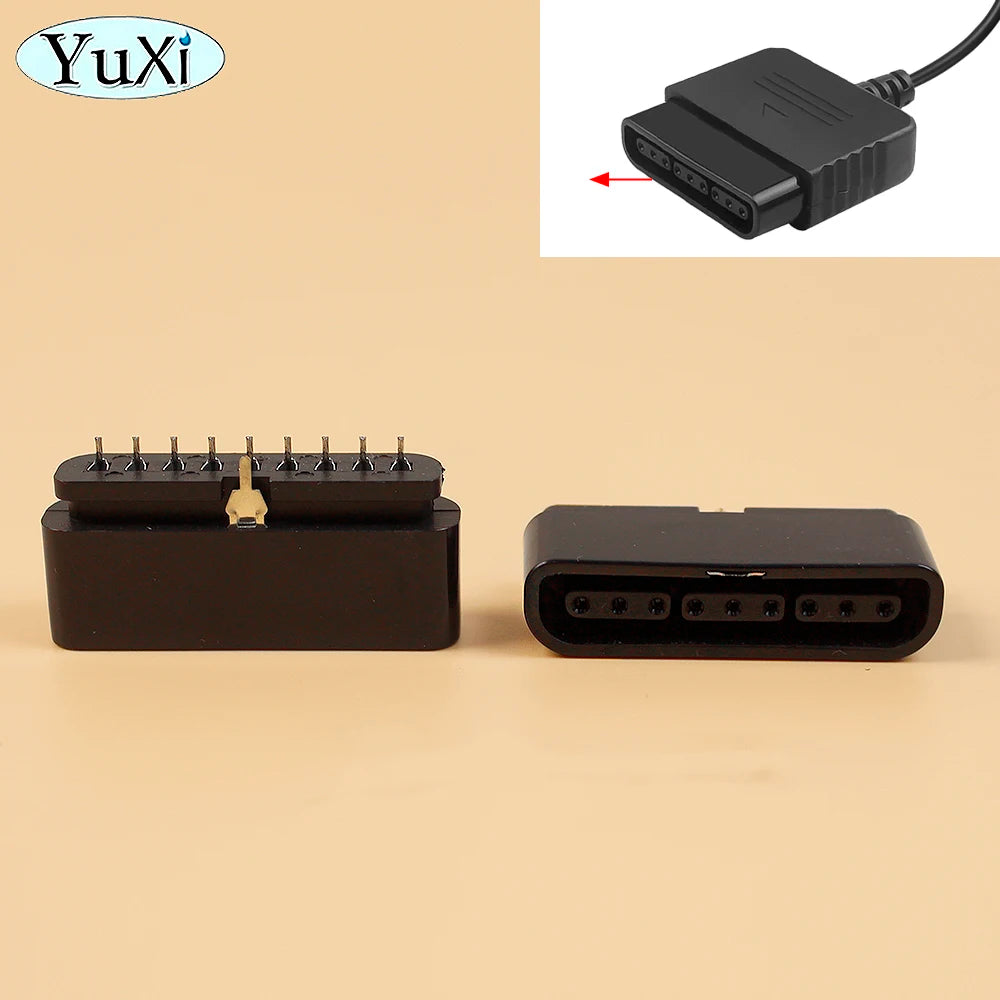 PS2 90 180 Degree Interface Female Socket 9 Pin Slot Connector | Replacement Part f additional angle