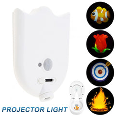 Motion Sensor Toilet Night Light | LED Projection Lamp with Auto Sensor