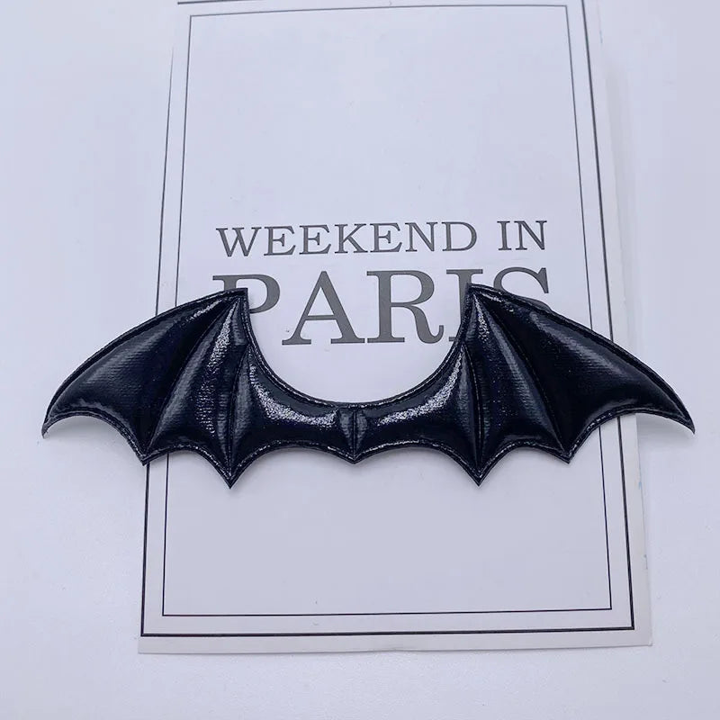 Devil Bat Wings Leather Wings Handmade DIY Jewelry Accessories Halloween Clothing V additional angle