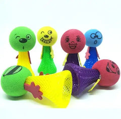 10Pcs Plastic Doll Funny Toys Random Multicolor Campus rewards Creative Gift Jump Bounce detail view
