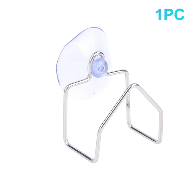 1/2/3Pcs Stainless Steel Sink Organizer Drain Rack with Suction Cup Dish Drainer Spong close-up view