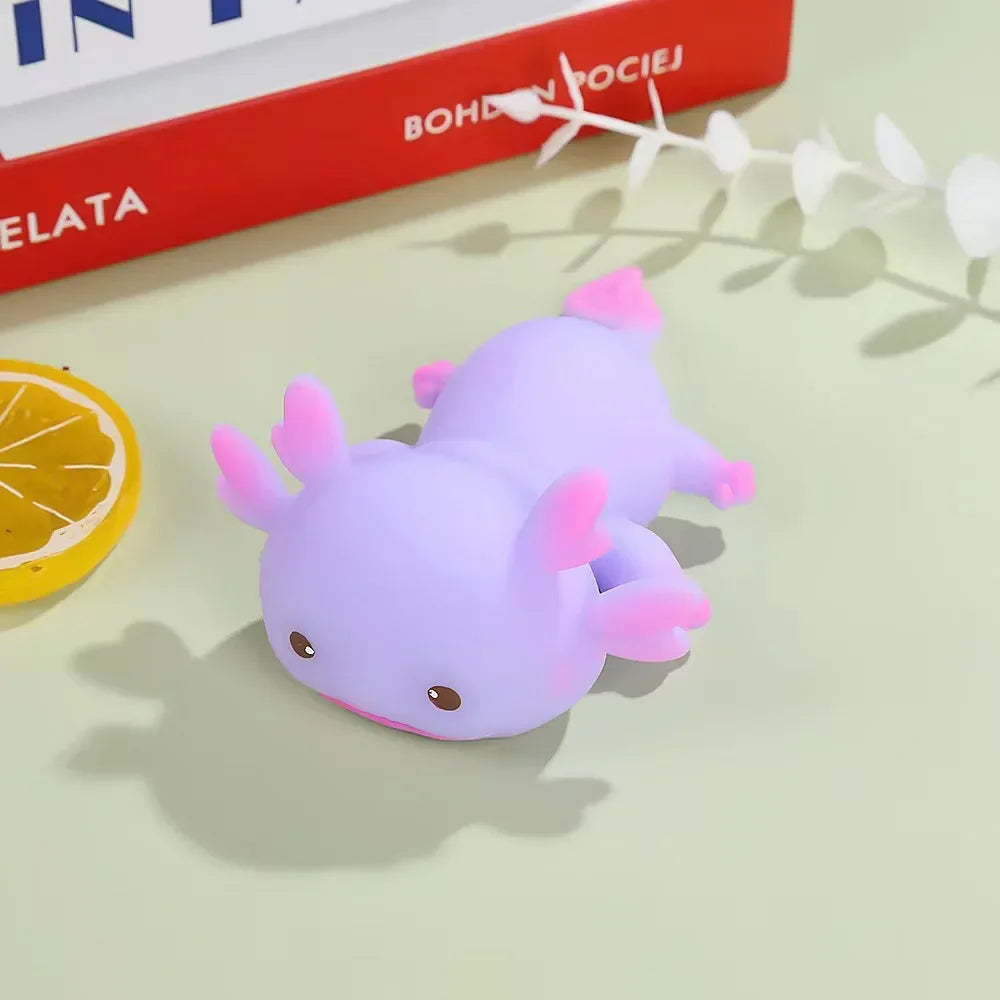 Axolotl Squeeze Ball Cute Fish Relax Cartoon Antistress Squishy Stress Relief Slow Risin detail view