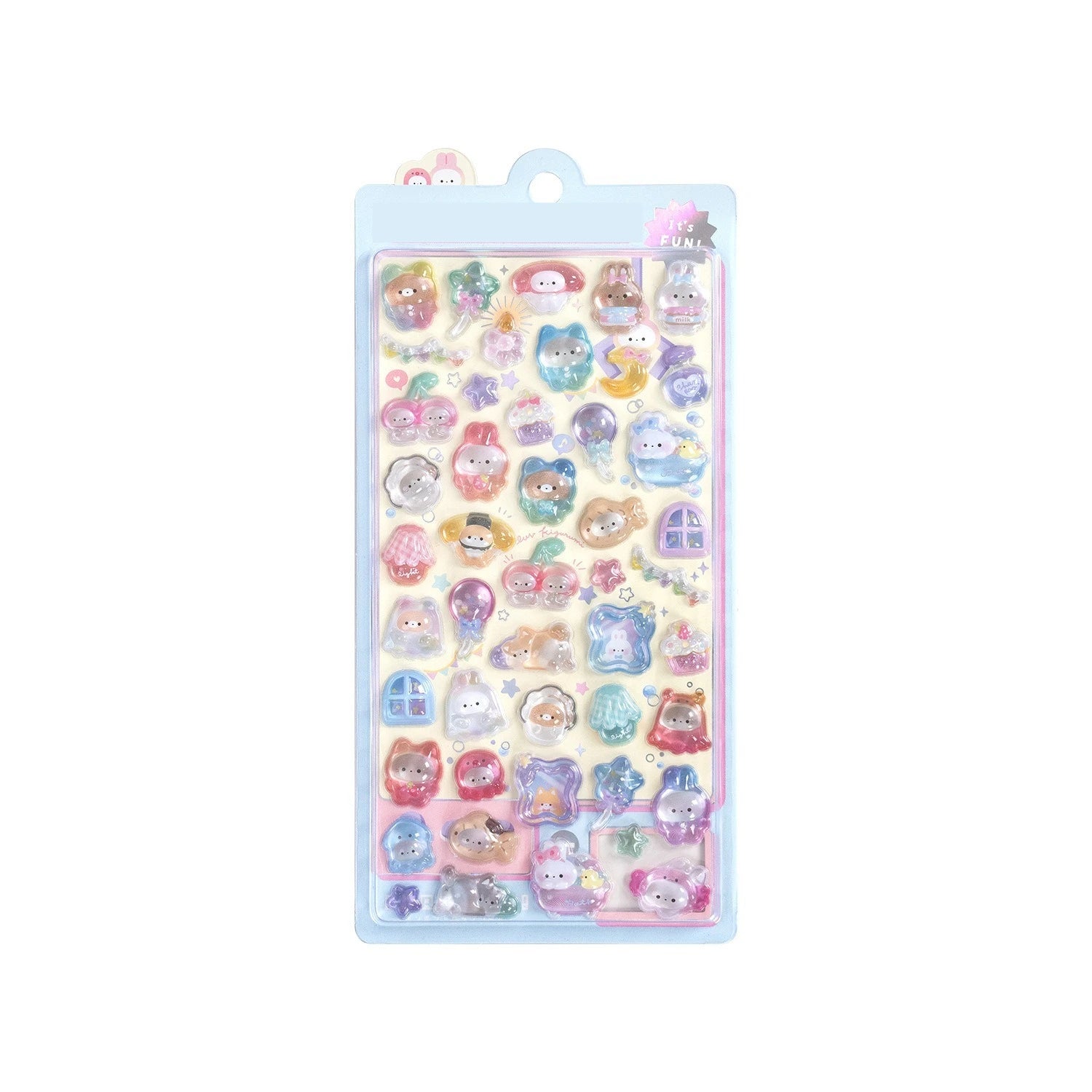 3D Food Stamping Seal Sticker | Japanese Anime Decorative Craft Stickers for Kids lifestyle view