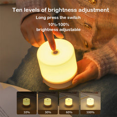 Creative USB Bedside Lamp with Touch Dimming | LED Night Light for Reading alternate view