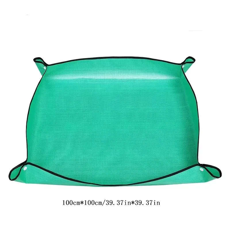 Mats Gardening Planting Mat Plant Repotting Mat Foldable Waterproof Gardening Potti additional angle