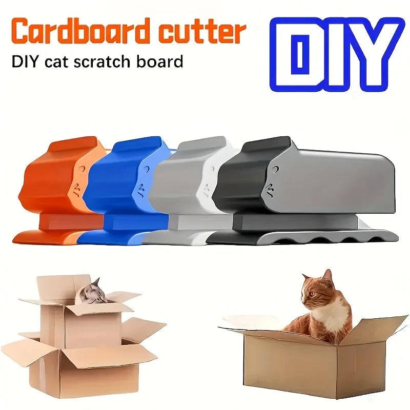 Homemade corrugated cardboard cutter, suitable for making cat scratching boards and additional angle