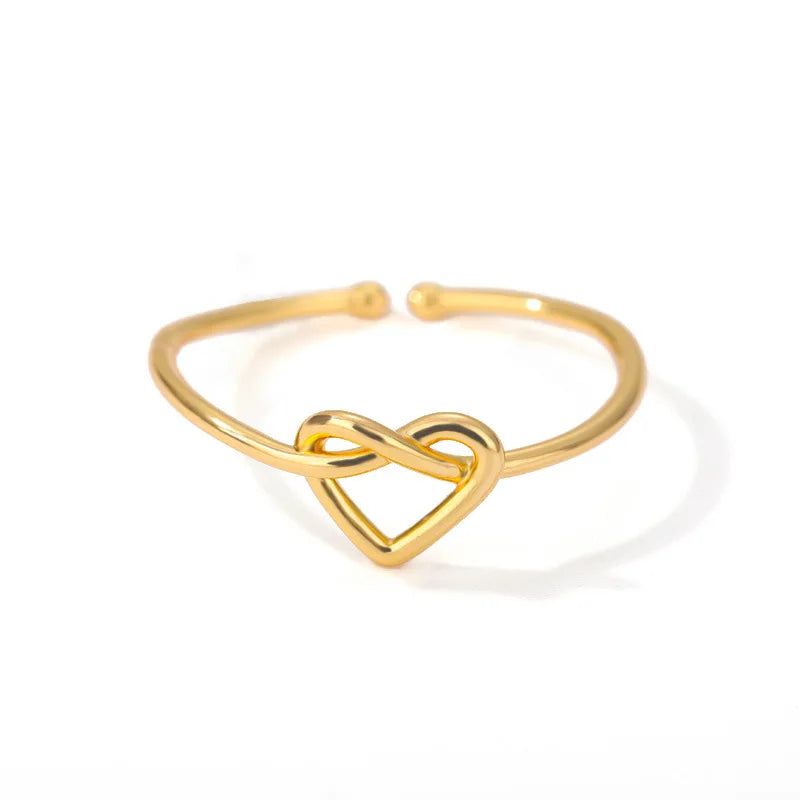 316L Stainless Steel Rings for Women Gold Color Never Fade Luxury Classic rings weddin close-up view