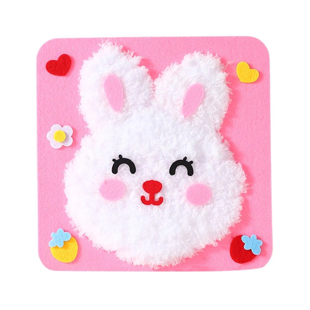 Creative DIY Arts Crafts Cute Animal DIY Educational Sewing Kit DIY Doll Sewing Toys f close-up view