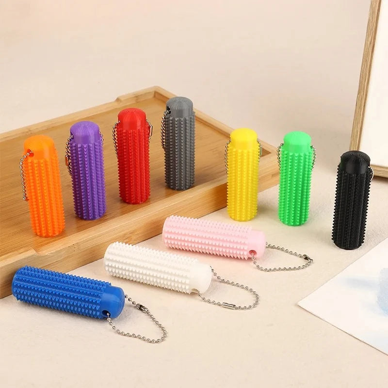 Little Ouchies Pocket-Sized Mini Spiky Grippie Stress Relief Keychain Fidget Toy | Anxiety Relief An