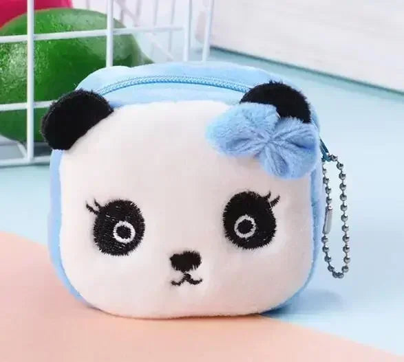 Cartoon Cute Pig Animal Coin Purse | Kawaii Soft Plush Zipper Wallet for Kids alternate view