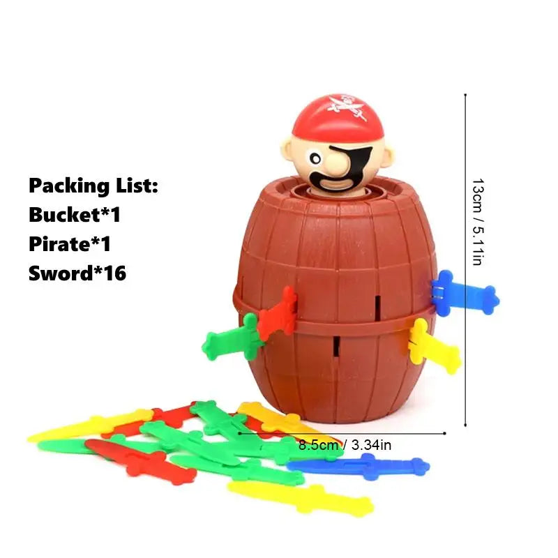Fun Pirate Barrel Toy Sword Jump Pirate Game Board Children Halloween Toy Parent-ch additional angle