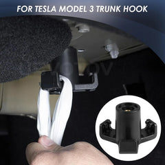 for Tesla Model 3 Trunk Grocery Bag Hook Car Pendant Accessories Luggage Compartment Glove Hanger Holder Trunk Organizer Hook