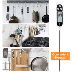 Stainless Steel Probe Food Thermometer | Pen Type Instant Read Thermometer for Milk, alternate view