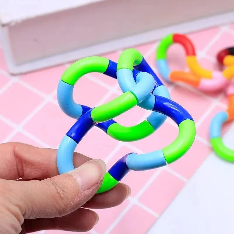 Tangle Fidget Toy | Twisting Sensory Hand-Eye Coordination Anxiety Relief Finger Toy for detail view