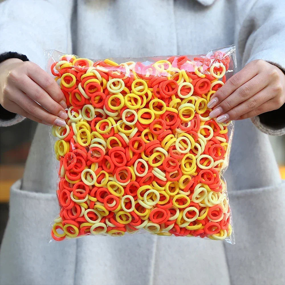 Scrunchie Rubber Band Kid Hair for Girls Ponytail Hold lifestyle view