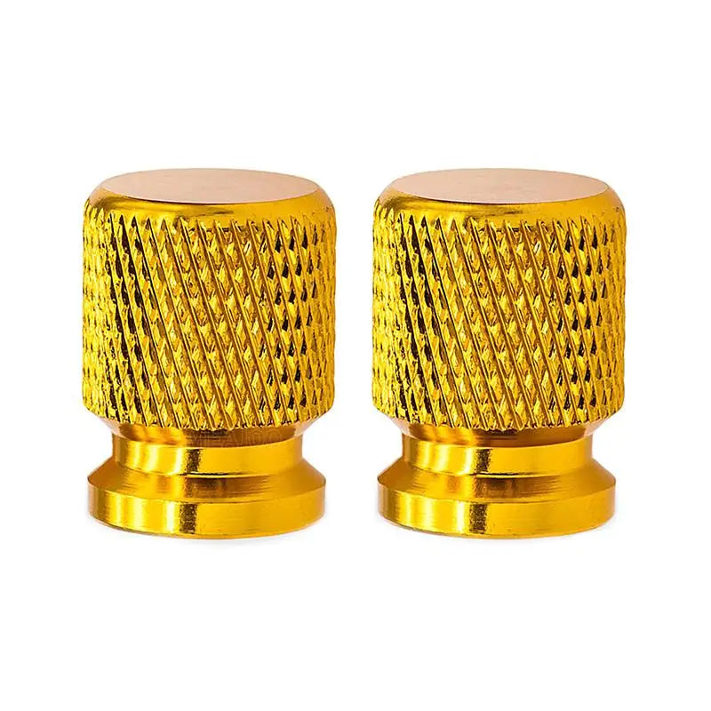 Tire Valve Stem Caps, Anodized Aluminum Wheel Valve Covers Accessories, Universal For Ca detail view