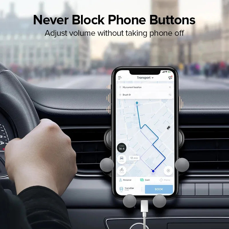 Universal Gravity Car Phone Holder Air Vent Mount Mobile Support Stand for Automotive GPS