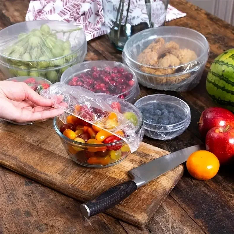 100-Piece Disposable Food Covers