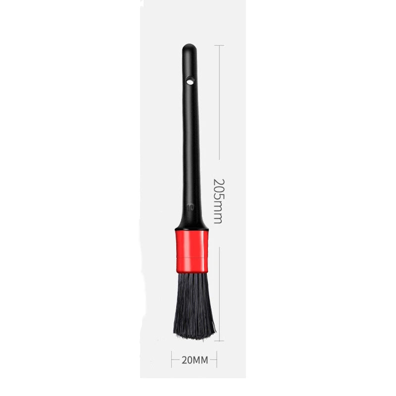 Car Detail Brush Set Wheel Air Vent Cleaning Brush close-up view