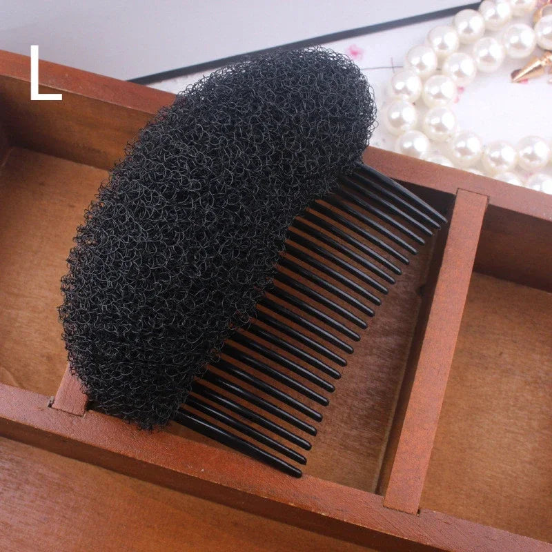 New Women Bun Maker Braid Hair Padding DIY Hair Bump Up Sponge Princess Head Foam Pad Insert Wedding for Hair Styling Tool