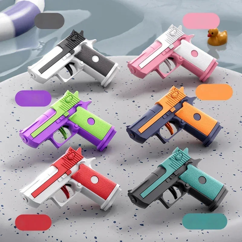 Mini Water Pistol | Mechanical Continuous Firing Water Gun for Summer Pool Play lifestyle view