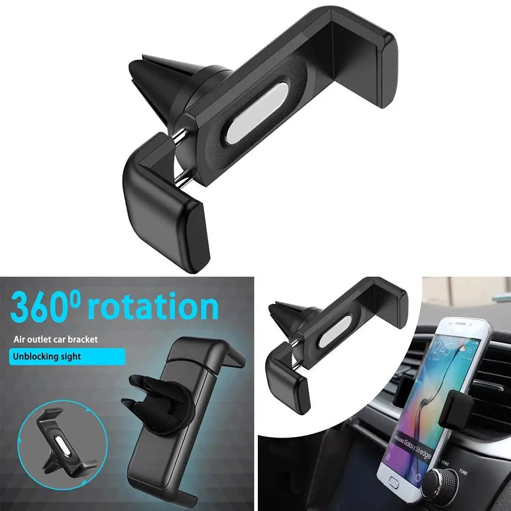 Car Phone Holder Air Vent Phone Stand Black