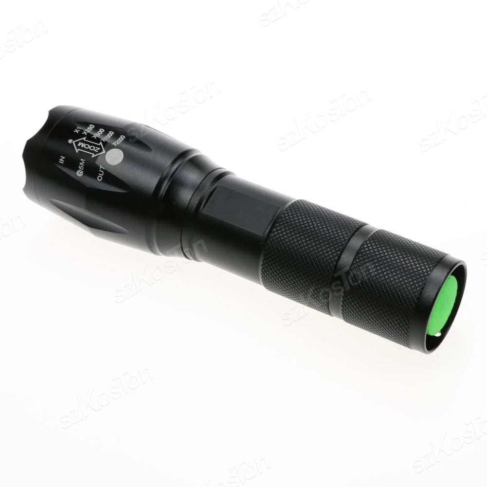 T6 LED Flashlight | Portable Telescopic Tactical Torch alternate view