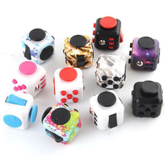 Solid Color Fidget Decompression Dice | Infinite Rubik Cube for Stress and Anxiety Re alternate view