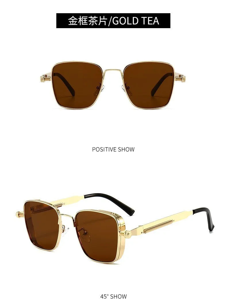 2025 Polarized Sunglasses | Men’s High-End Alloy Frame Fashion Eyewear with UV Protectio detail view