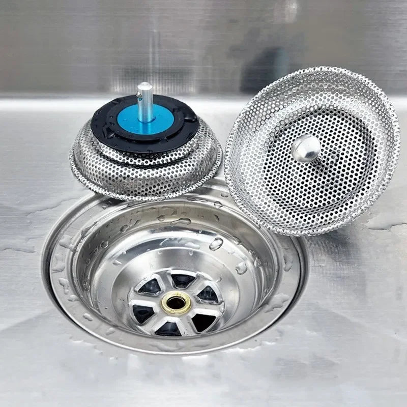 Waste Plug Kitchen Sink Strainer Replacement Basin Drain Filter Stainless Steel Showe alternate view