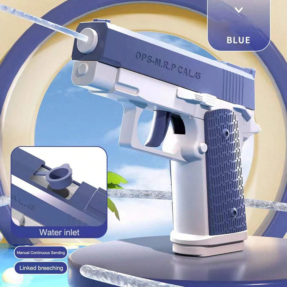 Rechargeable Automatic & Manual Electric Water Gun | 32 FT Range for Kids & Adults close-up view