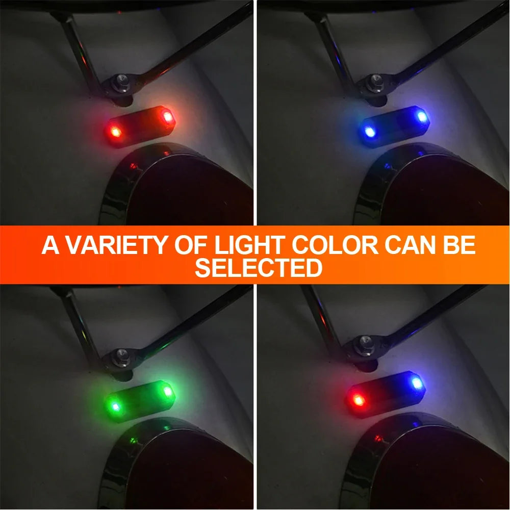 Car Mini LED Solar Power Warning Light Night Security Simulated Alarm Wireless Anti additional angle