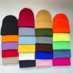 MLFO Colorful Knit Beanie with Ear Flaps | Unisex Winter Hat alternate view