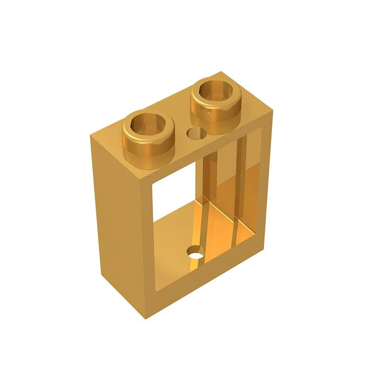 Gobricks GDS-783 Frame 1x2x2 Window | Compatible Building Block for DIY Projects close-up view