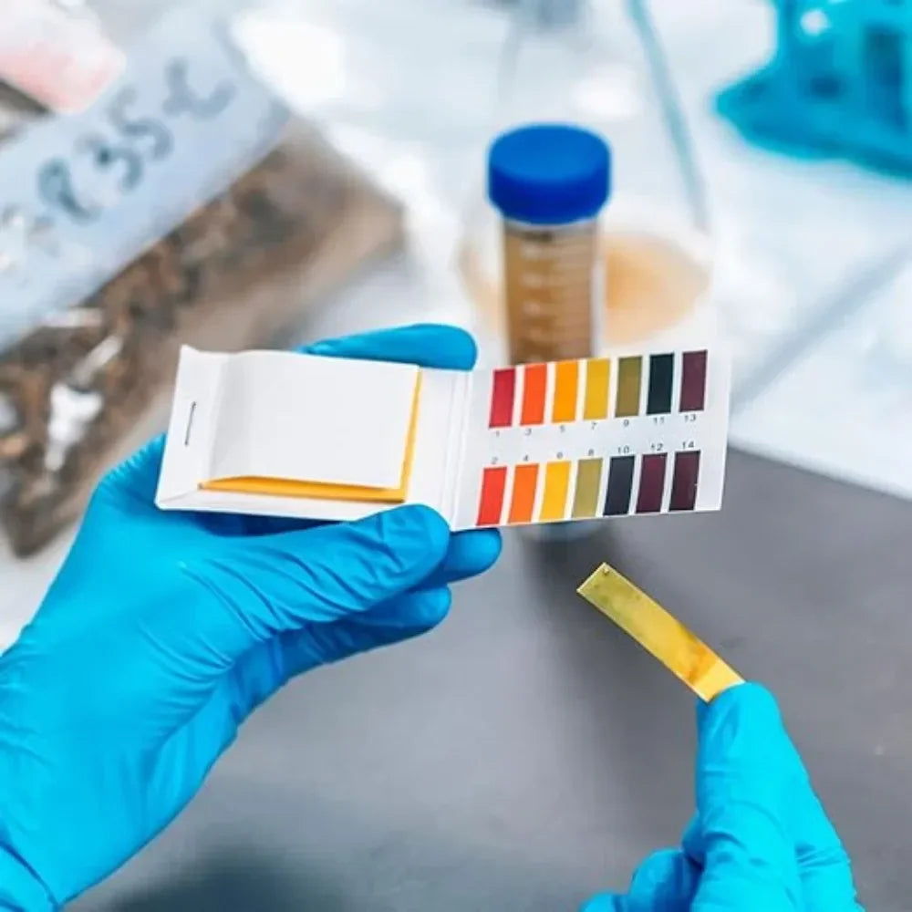 PH Test Paper 80 Strips Full Range 1-14 | Universal Indicator for Aquarium, Water, Sa alternate view