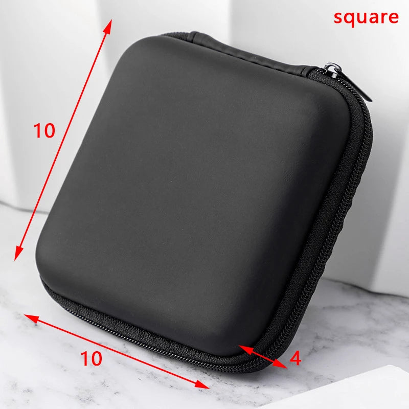 Portable Mini Hard Shell Digital Gadget Storage Bag | EVA Travel Organizer close-up view