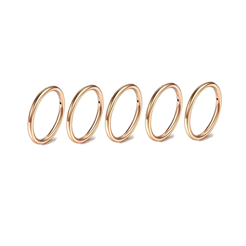 5/10Pcs 16G Nose Ring Hoop Stainless Steel Hinged Nose Rings Septum Clicker Tragus Hel close-up view