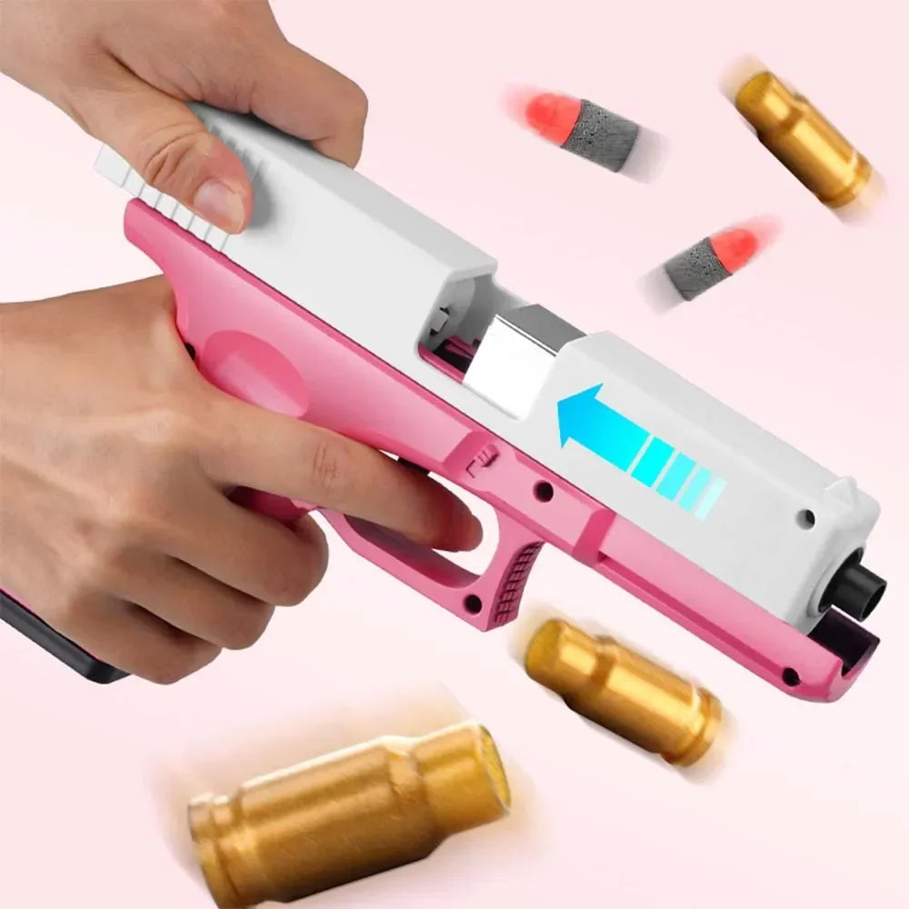 80 Shells and 100 Soft EVA Bullets for Toy Gun Glock Colt 1911 | Shooting Game Refill alternate view