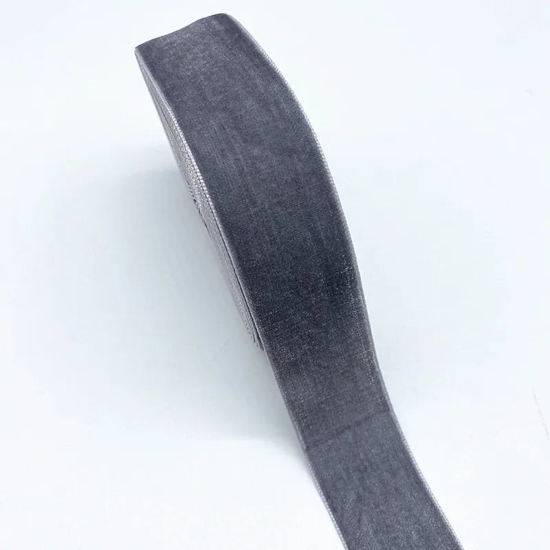 New 6-38mm Colour Single Face Line Velvet Ribbon for Bowknot Christmas Ribbon Party D alternate view