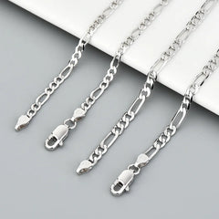 4mm 925 Sterling Silver Necklace Pressed flower Shining detail view