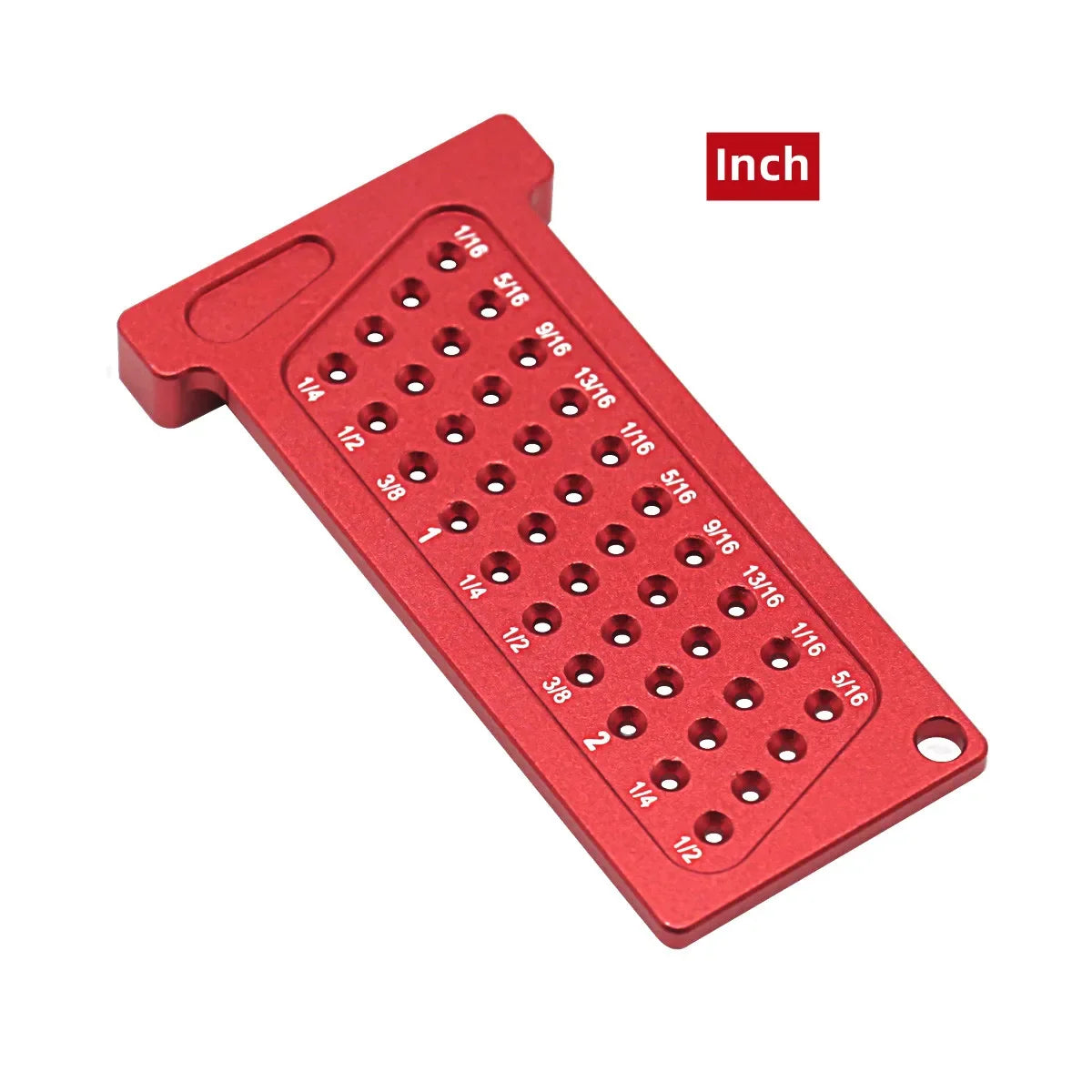 Woodworking T-Square Hole Scribing Ruler | Metric and Inch Marking Gauge for Right Angle detail view