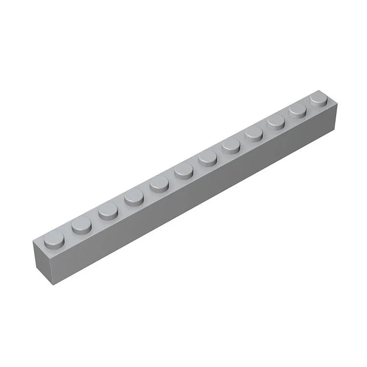 Gobricks GDS-538 Brick 1 x 12 | Compatible Building Block Pieces for DIY Construction close-up view