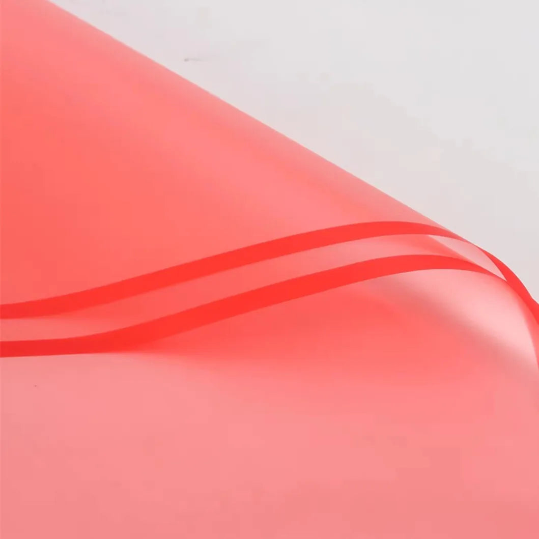 Fog Flower Wrapping Paper 5 Sheets | Korean Style Half Transparent Gift Wrap for Bo additional angle